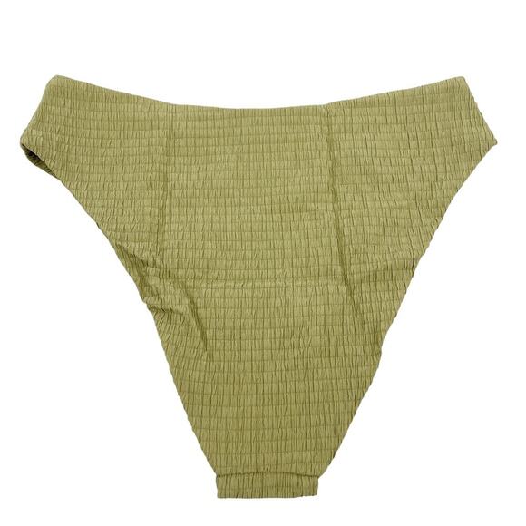 Andie Swim The 90's High Waisted Bikini Bottoms in Sage Green XL New with tags! - Picture 4 of 5